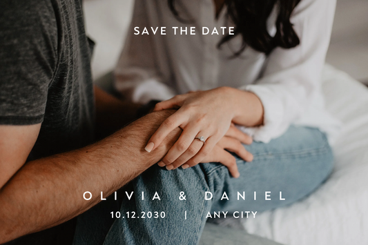Custom Photo Magnet Save the Dates