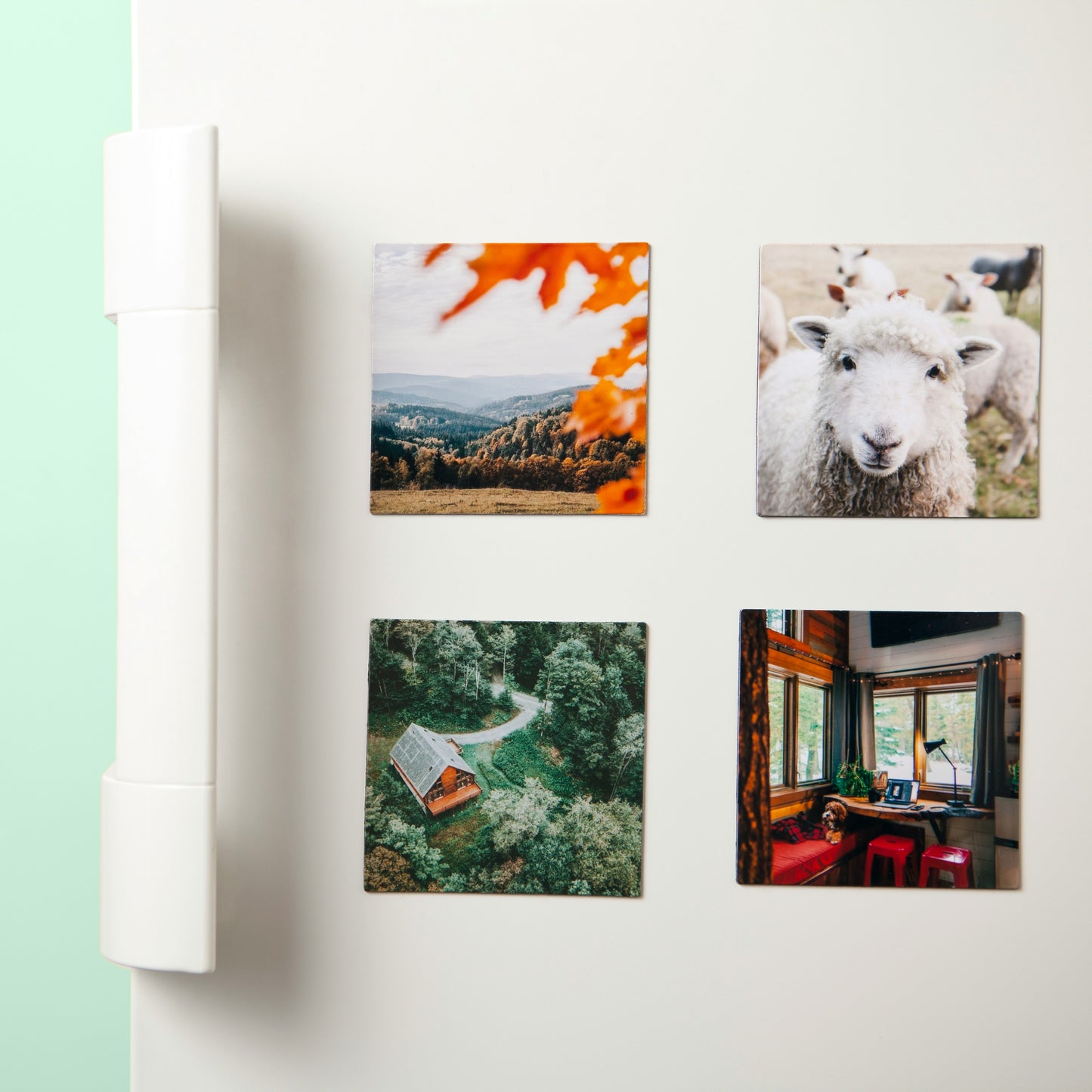 2" x 2" Flexible Custom Photo Magnets